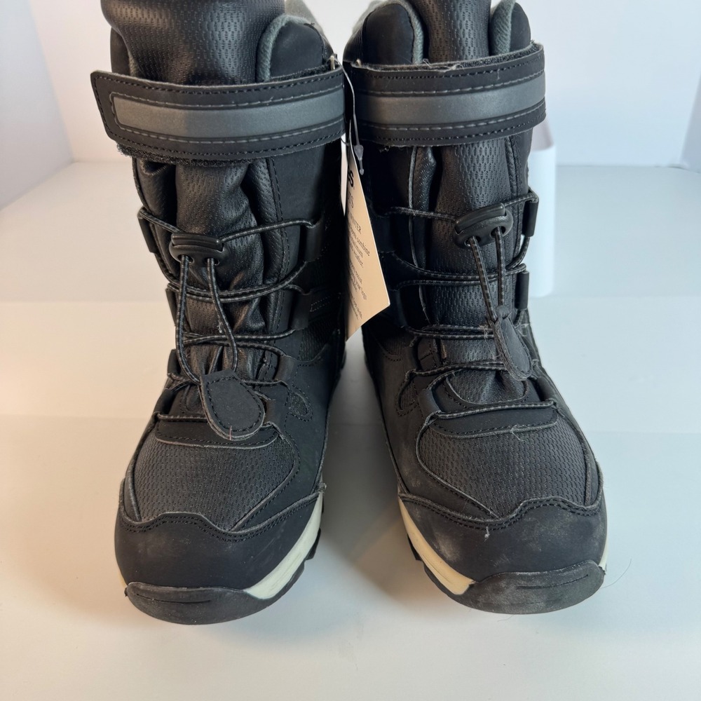 Totes Sage Kids Black Insulated Winter Snow Boots Size 2M 622-0123 NEW - Picture 6 of 8